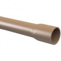 TUBO PVC SOLDÁVEL MARRON